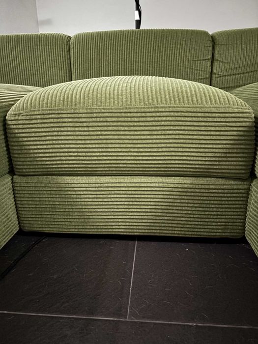 Sofá modular IKEA JÄTTEBO verde, 2 chaise longues com arrumação (260 × 160)