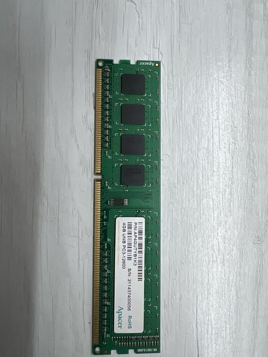 Apacer ddr3 4gb 1600Mhz