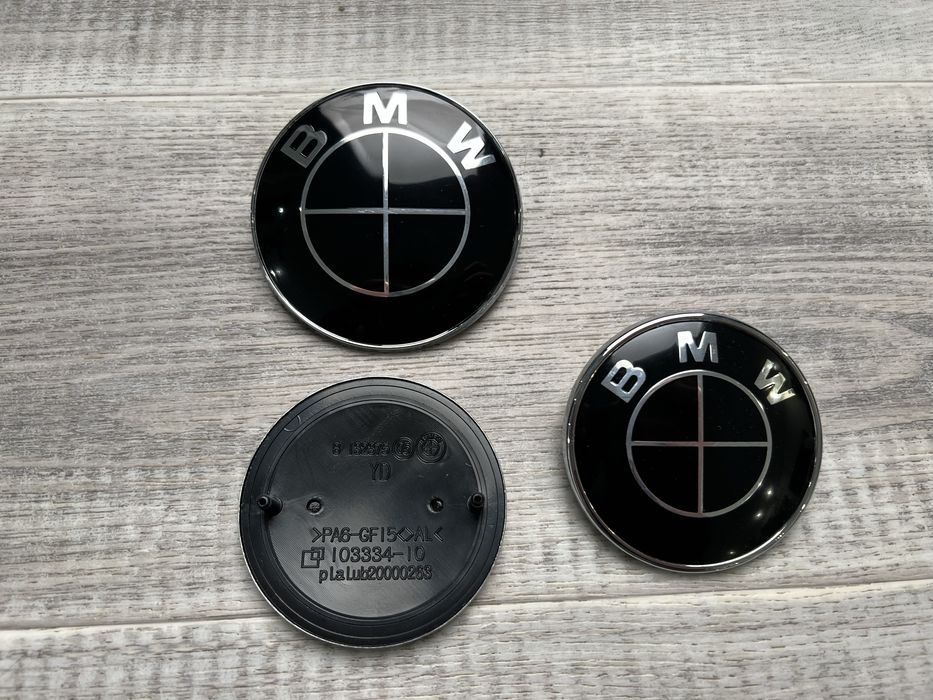 Емблема BMW значок логотип БМВ 82 74мм Е46 Е39 Е60 F10 F30 E70 G20 G30