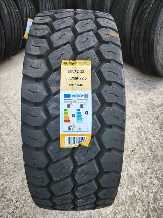 NOWE, budowlane opony 385/65R22.5 Groundspeed - 5 ton - cena BRUTTO