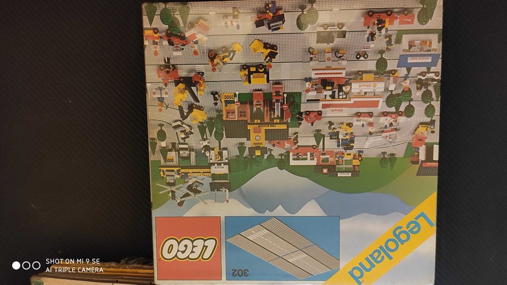 LEGO 302 placas / bases rectas NOVAS 1978