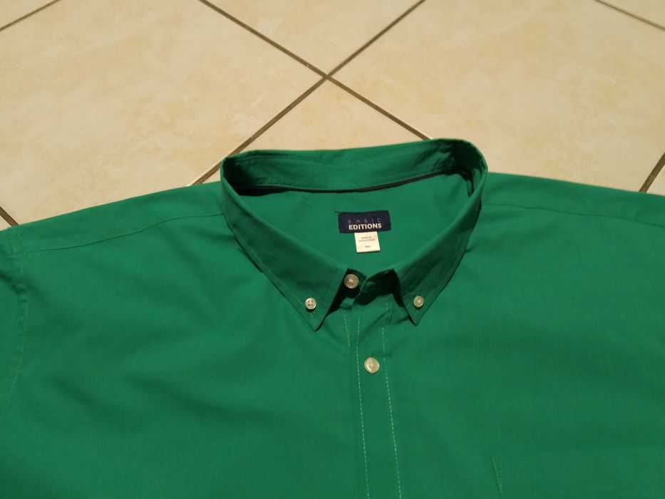 BASIC EDITIONS USA - NOWA! z Metkami Koszula Męska krótki rękaw - 5XL