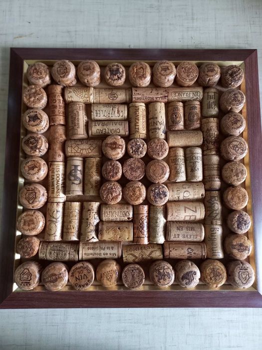 Картини із винних корків картина из винных пробок