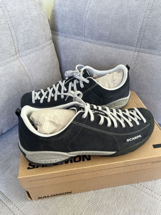 Buty podejściowe scarpa Mojito Czarne Zamszowe – Klasyk Trekking / Outdoor