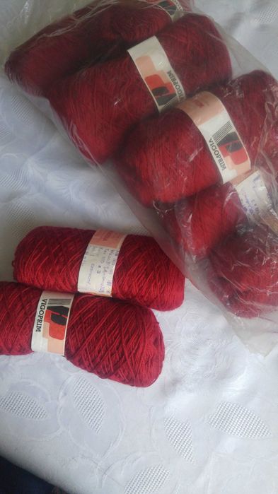 Włóczka wełna VIGOPRIM czerwona