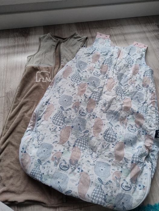 Komplet śpiworków dziecięcych6-18, 9-18. La Millou 2tog, 1.5tog.