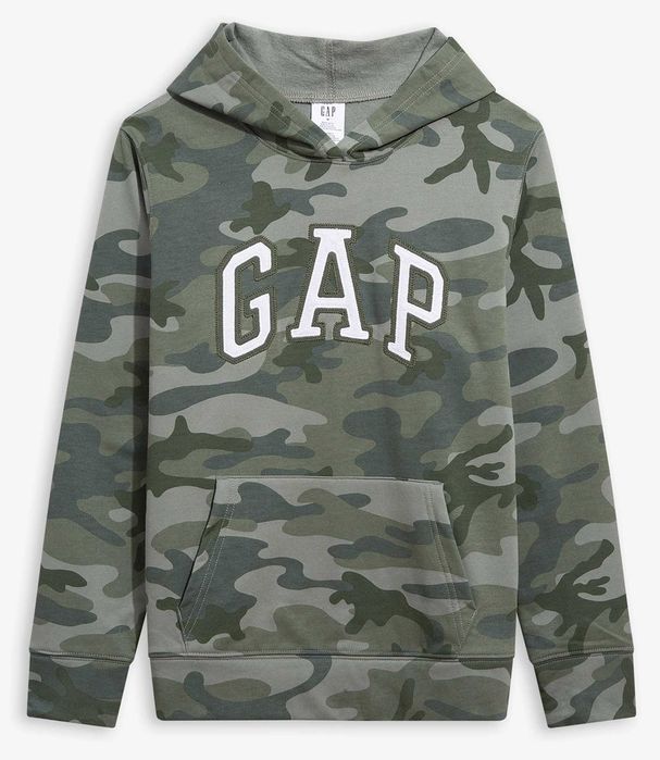 GAP bluza z kapturem moro camo oryginał za pół ceny