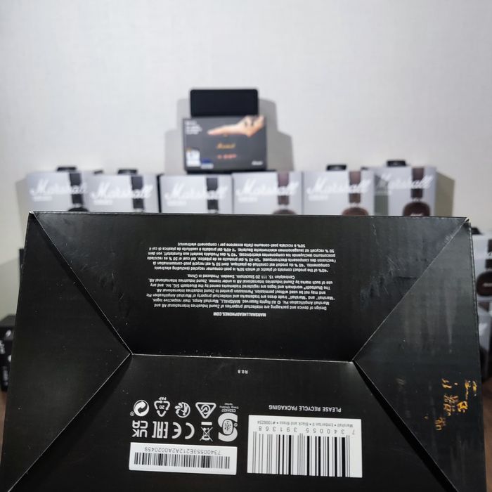 Marshall Emberton 3 ПРЕМІУМ якість, портативна колонка (Cream / Black)