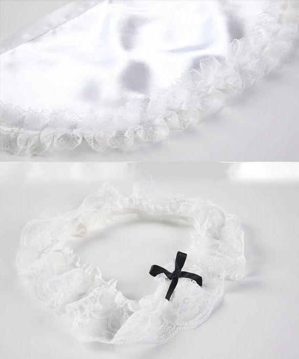 Эротический игровой ролевой костюм гувернантки горничной уборщицы