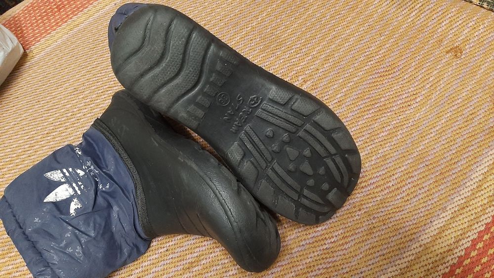 Сапоги кож. на меху р41 и 40р.