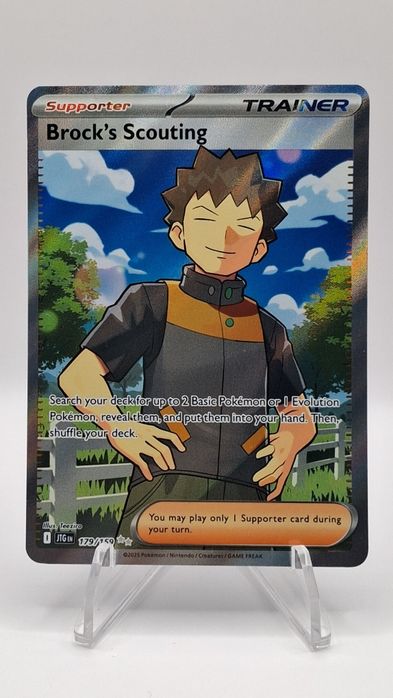 Karta pokemon Brock's Scouting 179/159