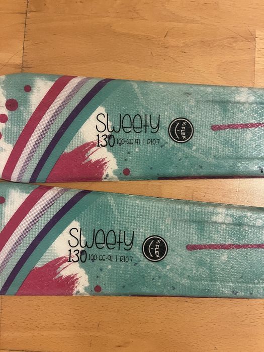 Zestaw narty 130cm + buty 24,5