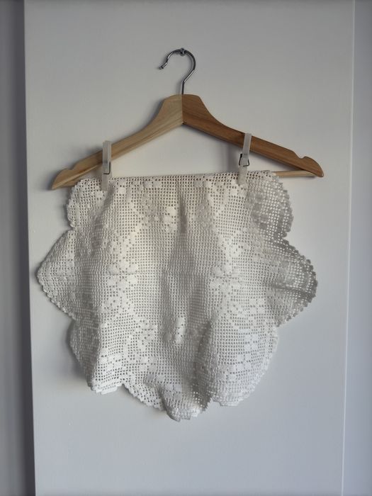 Pano Redondo em Renda (Crochet)