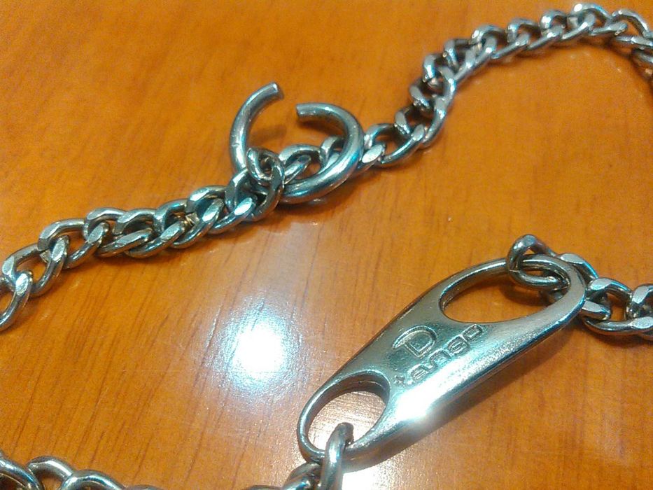 Ошийник ланцюг під поводок, ошейник цепочка+кольцо