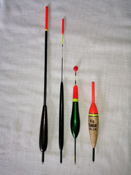 Spławiki do wędki cztery sztuki komplet