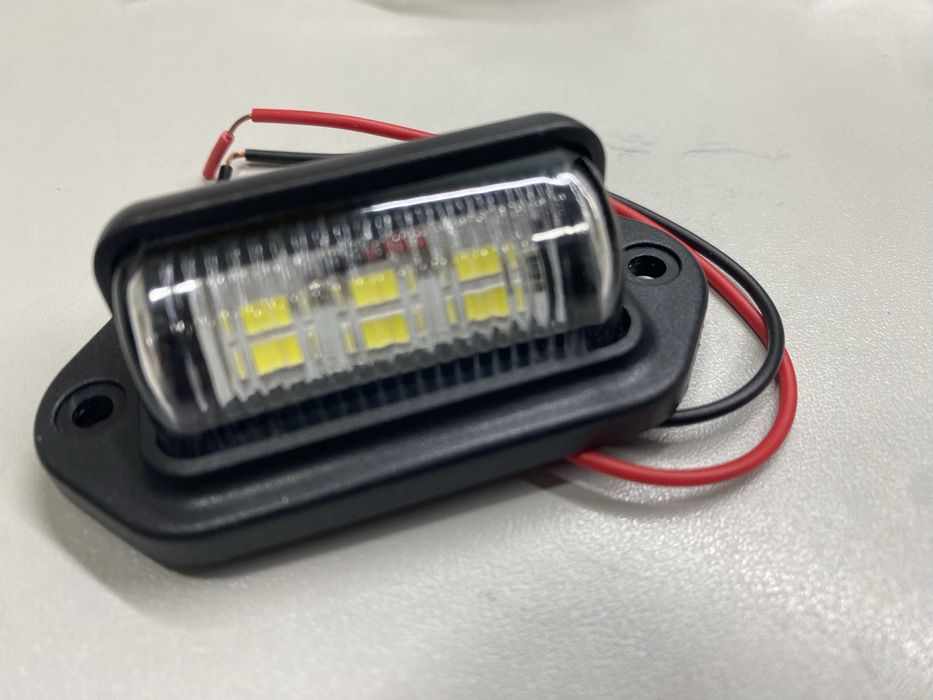 Luz matricula camiao led 12/24v