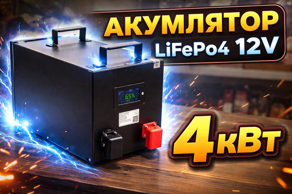 Акумуляторна збірка LiFePO4 12V / 4 кВт