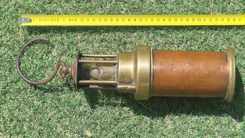 Candeeiro lamparina luz gasometro mineiro