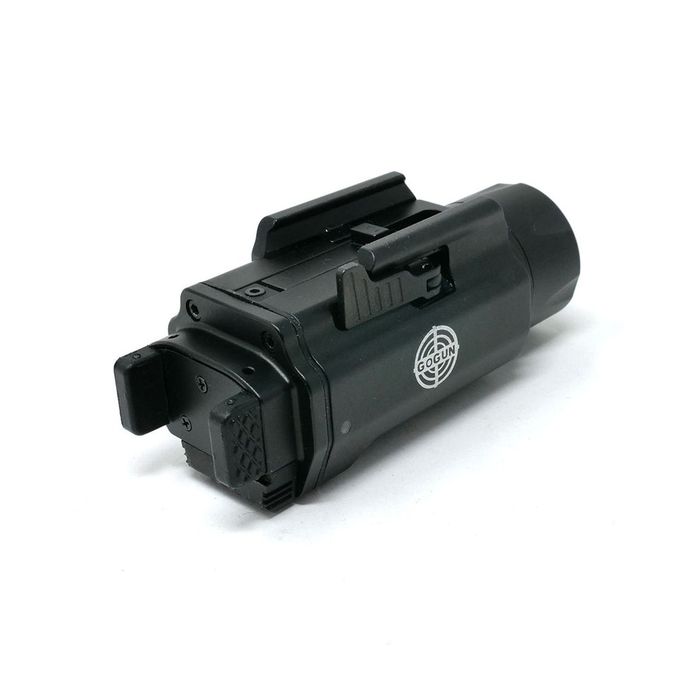 Laser táctico e módulo de luz recarregável laser verde + led