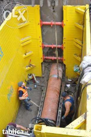 Szalunki do wykopów-komora startowa 35000PLN