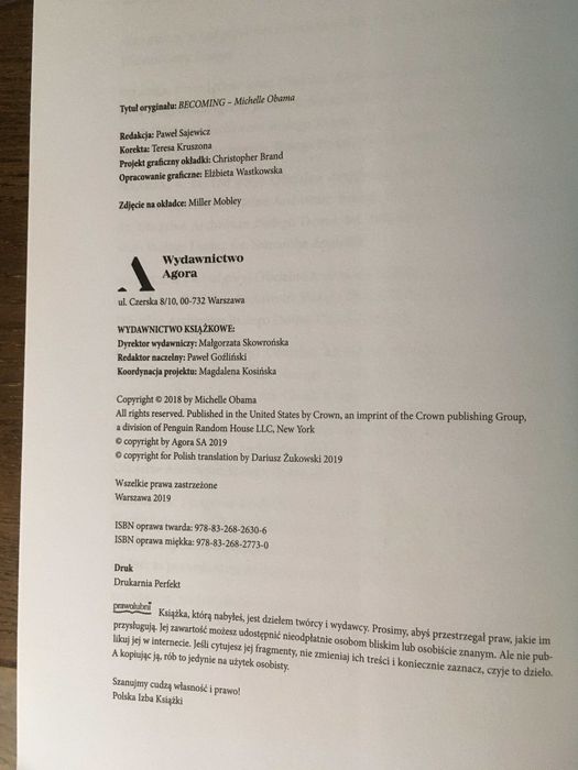 Michelle Obama * Becoming moja historia