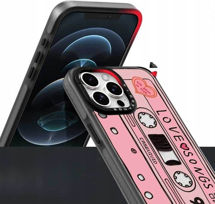 Etui Bouvardia do iPhone 13 Pro Max – Wzór Kasety Magnetofonowej