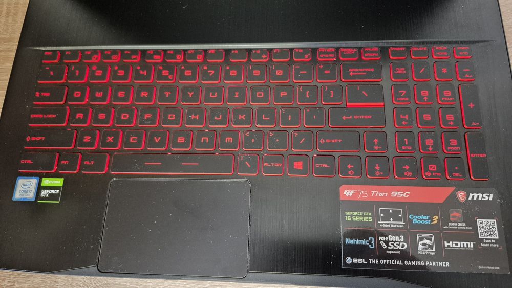 Laptop Gamingowy MSI GF75 Thin 9SC