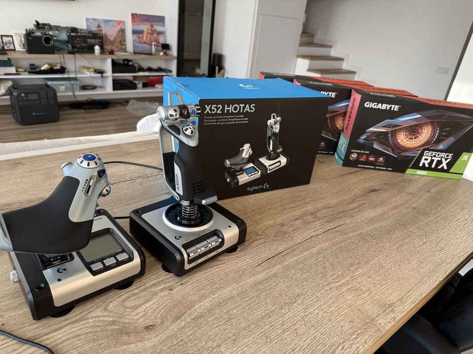 Контроллер Logitech G Saitek X52 Flight Control System