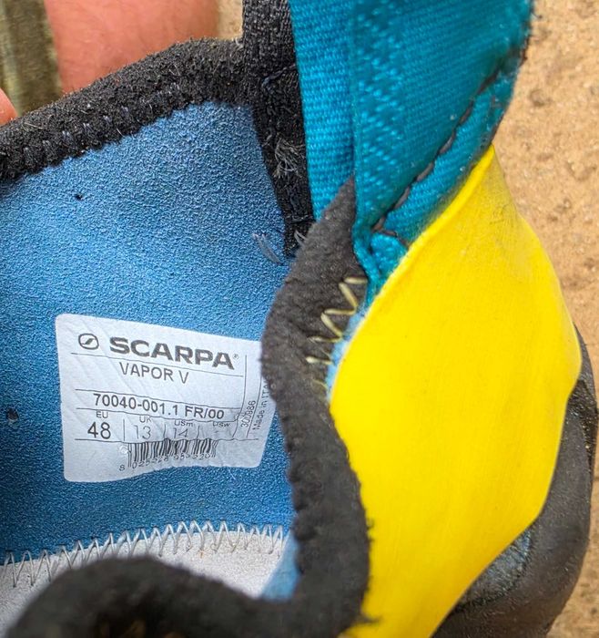 Buty wspinaczkowe Scarpa Vapor V ocean-yellow