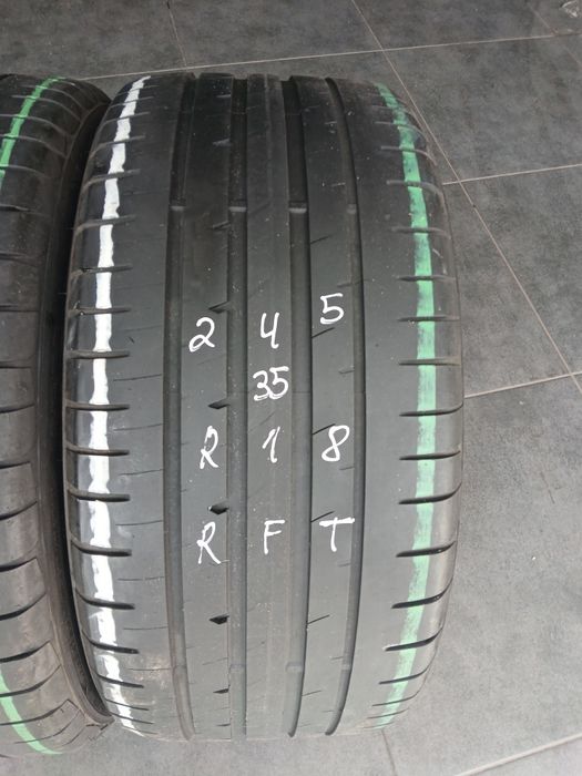 2 pneus 245 35 r18 RFT Goodyear