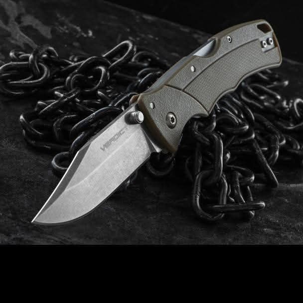 Cold Steel Verdict Flat Dark Earth GFN, отличное качество без нюансов,Tri-Ad Lock , рабочий нож на карман ,Code-4