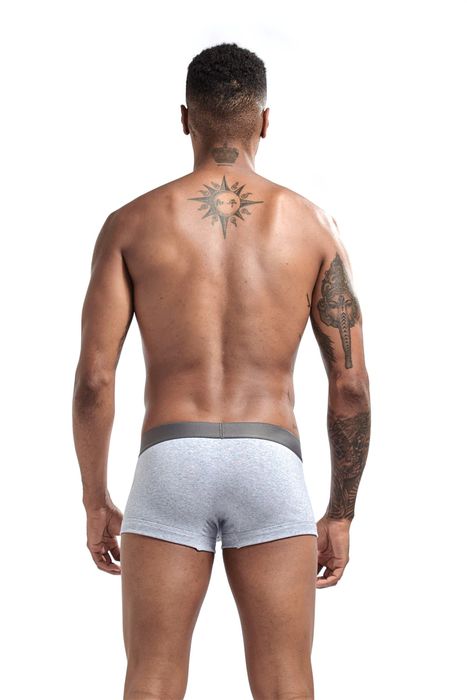Męskie bawełniane bokserki z ringiem efekt PUSH-UP - JOCKMAIL - M