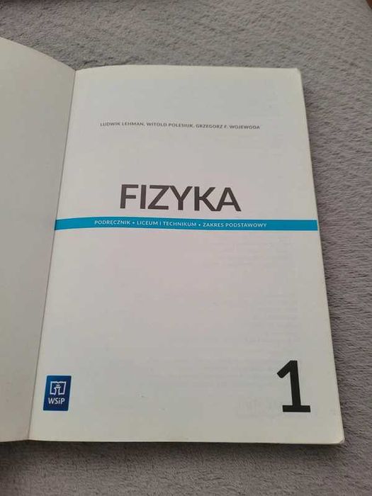 Fizyka 1- Podręcznik