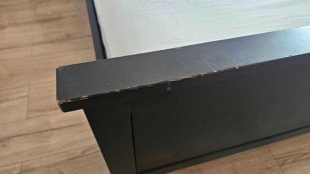 SUPER OFERTA! Łóżko podwójne-IKEA154x211cm +materac+stelaż+stolik+Półka+LED