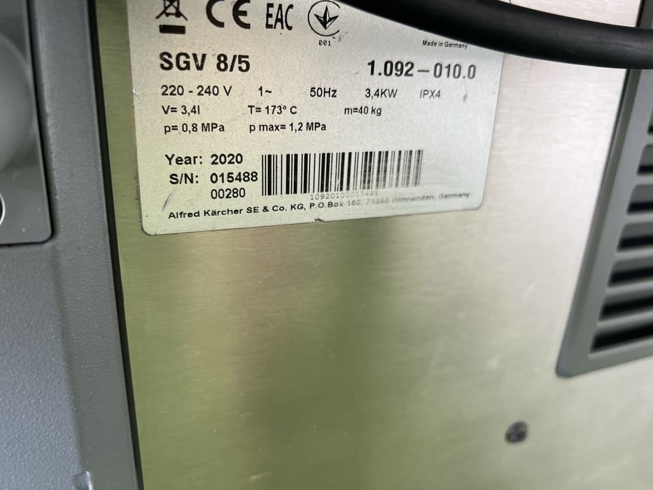 Odkurzacz parowy Karcher SGV 8/5
