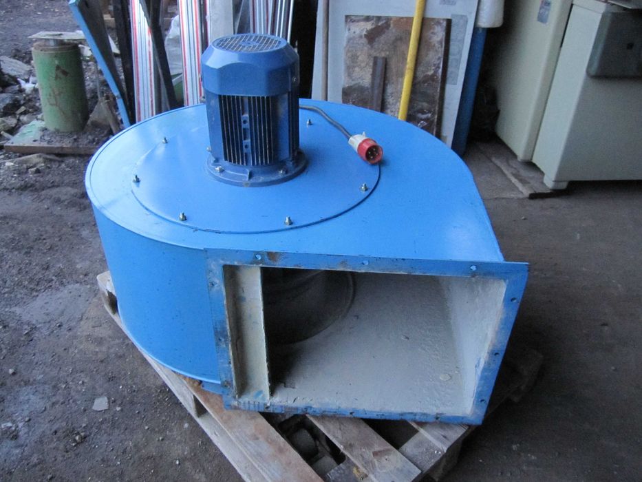 Wentylator odciąg pyłu trocin turbina