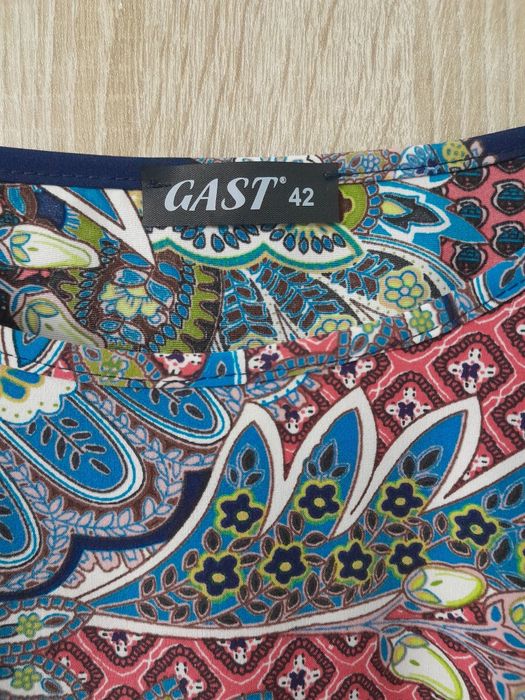 Sukienka wzory, długi rękaw