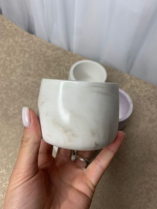 РОЗПРОДАЖ! Гіпсові кашпо для свічок