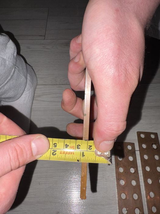 Miedziana szyna zbiorcza