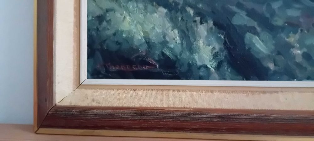 Quadro Original Pintura Tela Assinada