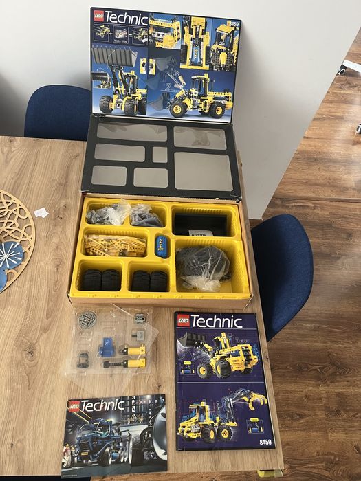Lego Technic Ładowarka 8459  / 8439/ 8464 + pudełko + wytłoczką