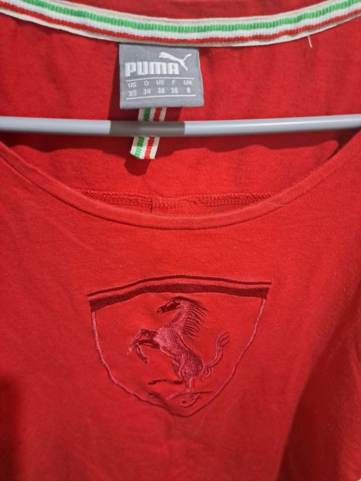 (660) T-shirt damski r.M Puma Ferrari
