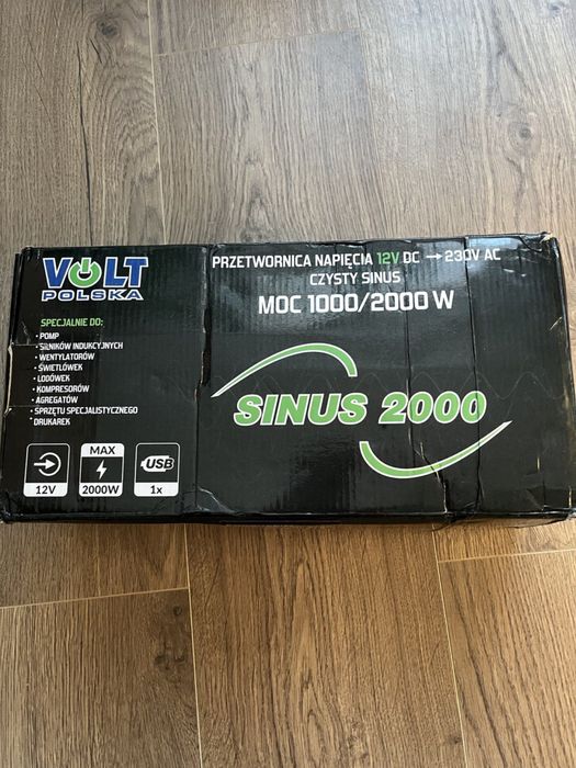 Інвертор - перетворювач напруги з 12/220 вольт Volt 1000/2000Вт