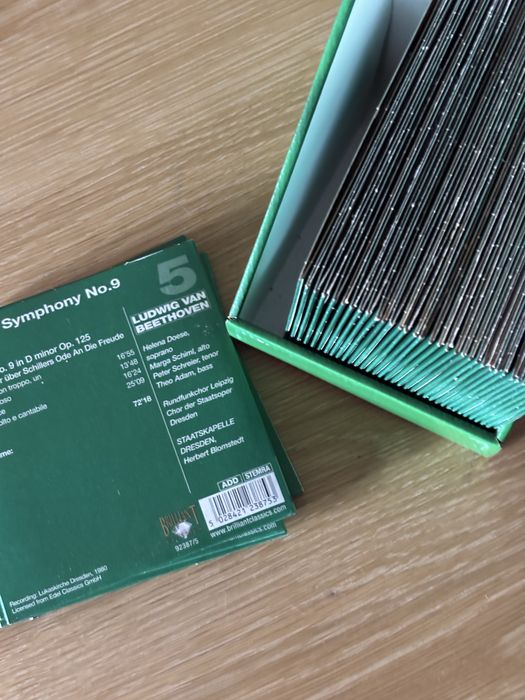 Caixa de 40 CDs. Beethoven.