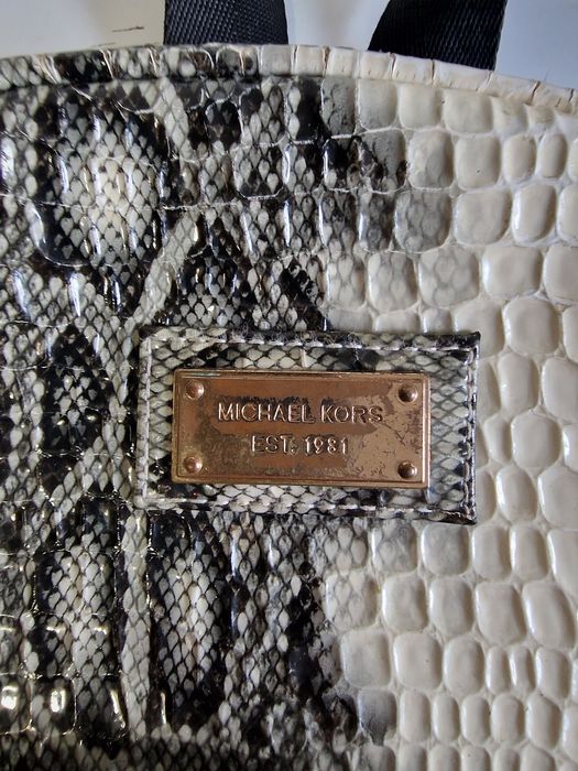 Plecaczek MK Michael Kors skóra ala węża