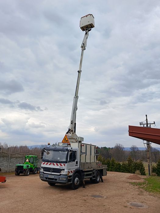 Mercedes Benz 1224 podnośnik koszowy zwyżka sprowadzony
