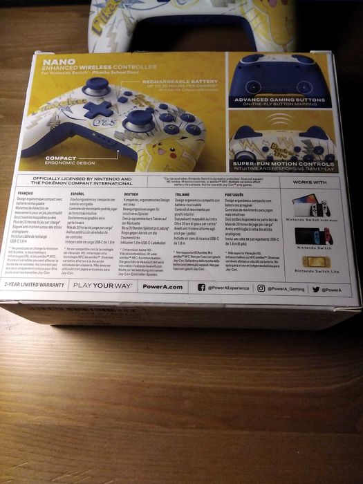 Comando Nintendo Switch Pikachu