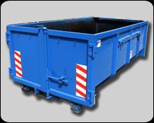 Kontener wywóz gruzu śmieci odpadów mebli wełny gabarytów