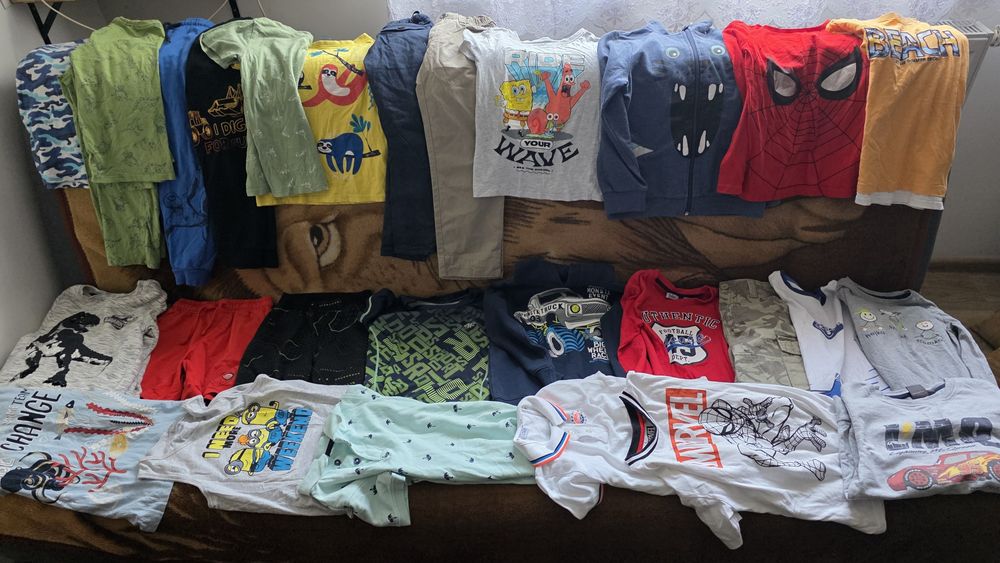 Ubranka chłopięce zestaw  110/116