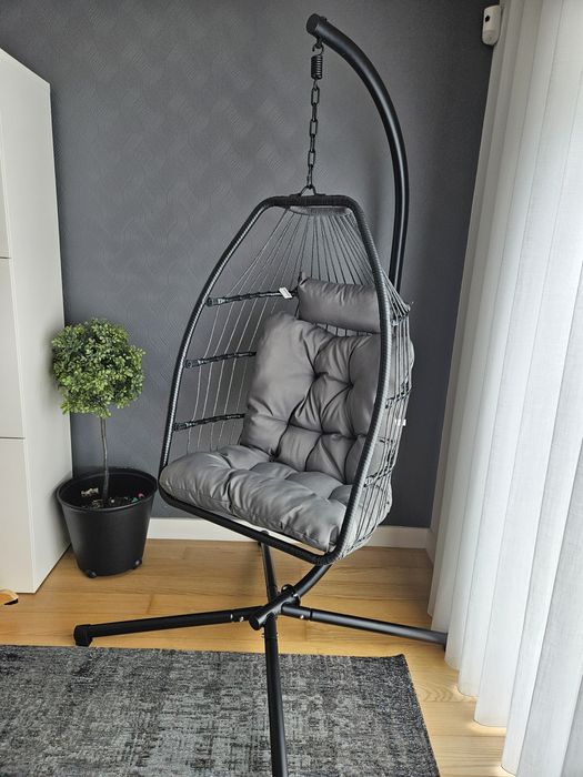 Cadeira de baloiço de jardim nova